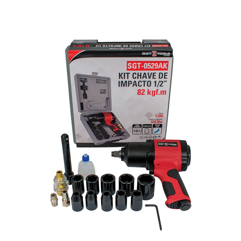 KIT CHAVE DE IMPACTO 1/2″