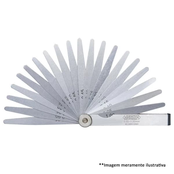 CALIBRE DE FOLGA 0,05MM EM ROLO DE 5 M