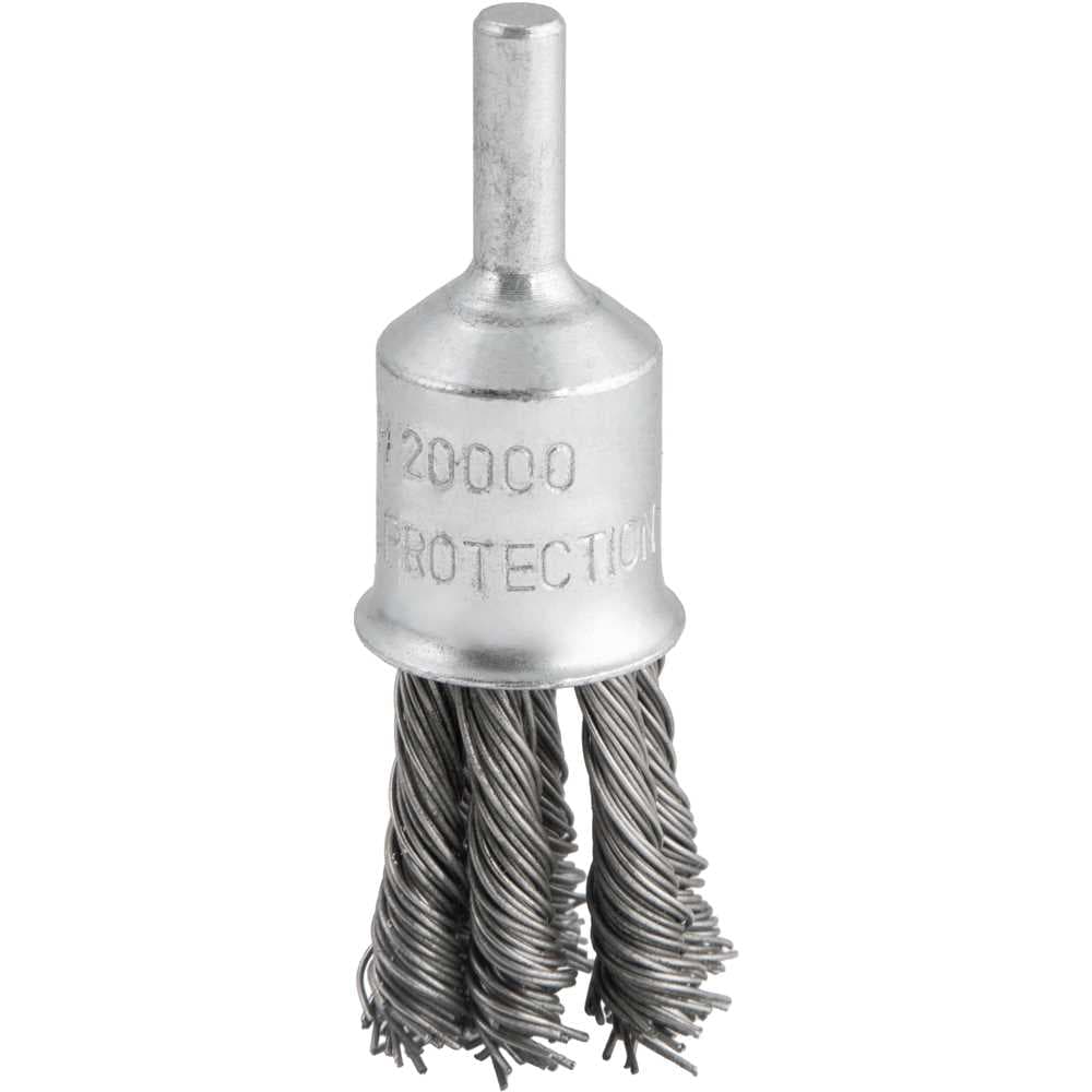 ESCOVA PINCEL Ø19MM HASTE 1/4 - AÇO INOX